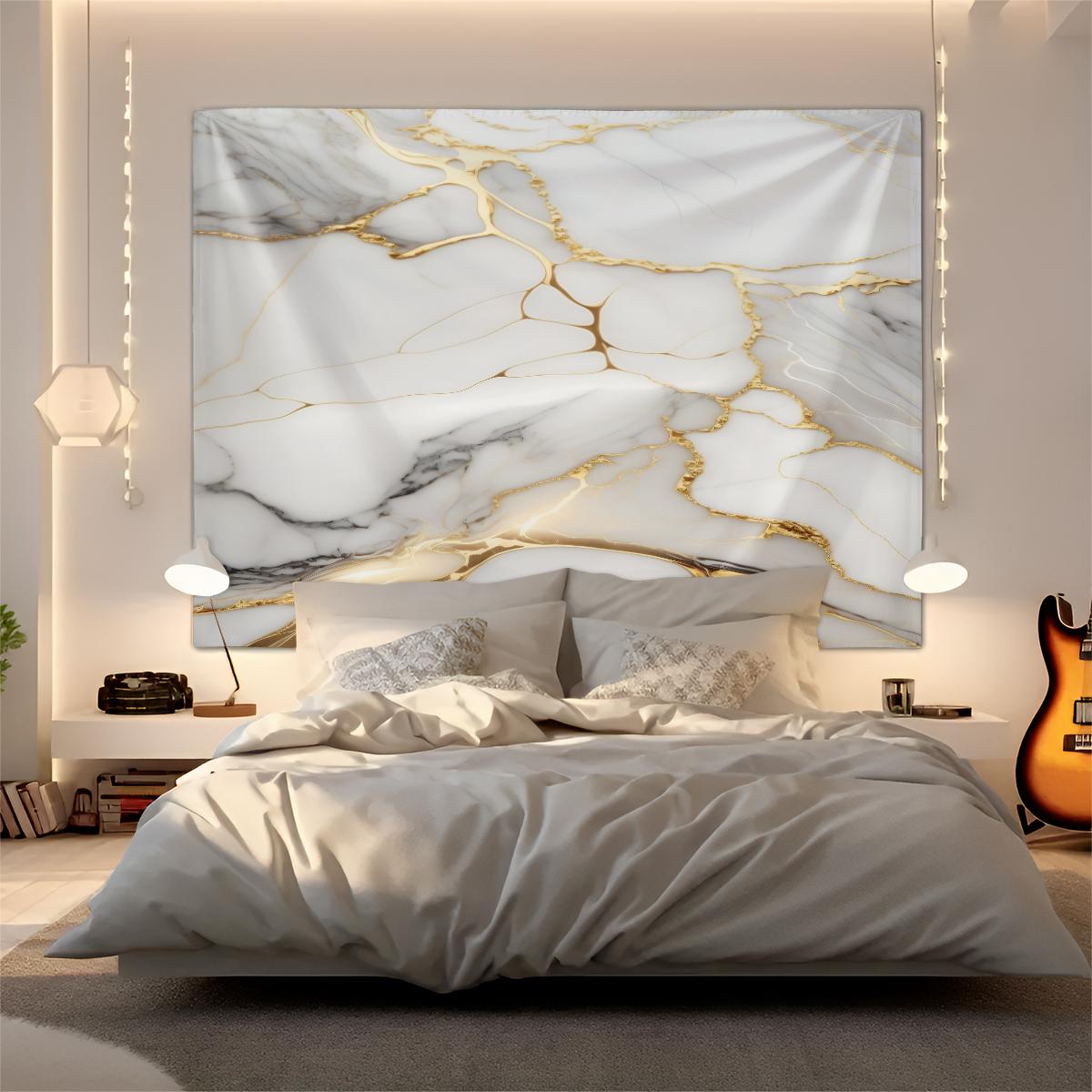 Marble Print Tapestry, Modern Luxury Wall Decor, Soft Fabric, Easy to Hang, Perfect for Bedroom and Living Room Background Decoration for Fluid Art Enthusiasts, Ideal Gift for Family and Friends