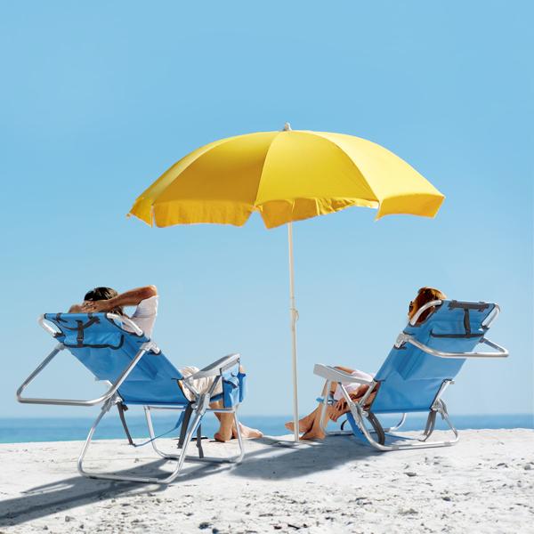 63*70*99cm Heightened Oxford Cloth Silver White Aluminum Tube Bearing 100kg Beach Chair Blue 63*70*99cm Heightened Oxford Cloth Silver White Aluminum Tube Bearing 100kg Beach Chair Blue