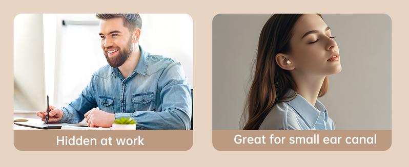 MSHUKCOE Wireless Headphones In-ear Design Noise Cancelling True Wireless Earbuds with Digital Display Bluetooth 5.4 Gaming Headset for Running Exercising Lightweight Fitness Earphones