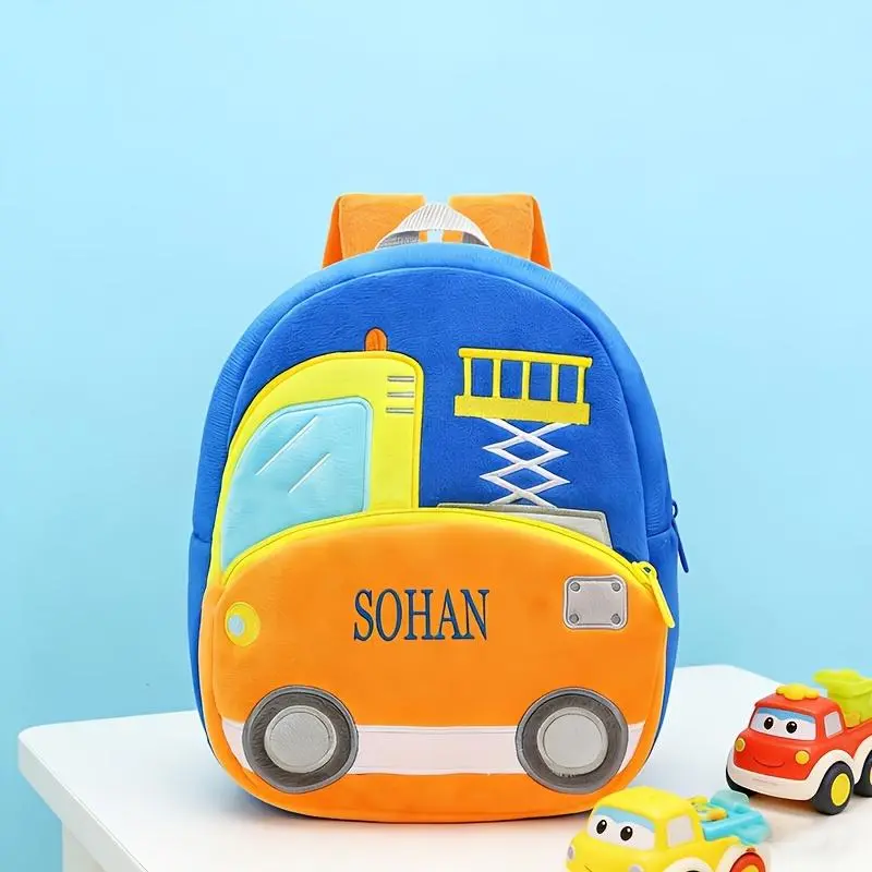 Personalized Embroidered Name Backpack Casual Double Shoulder Bag