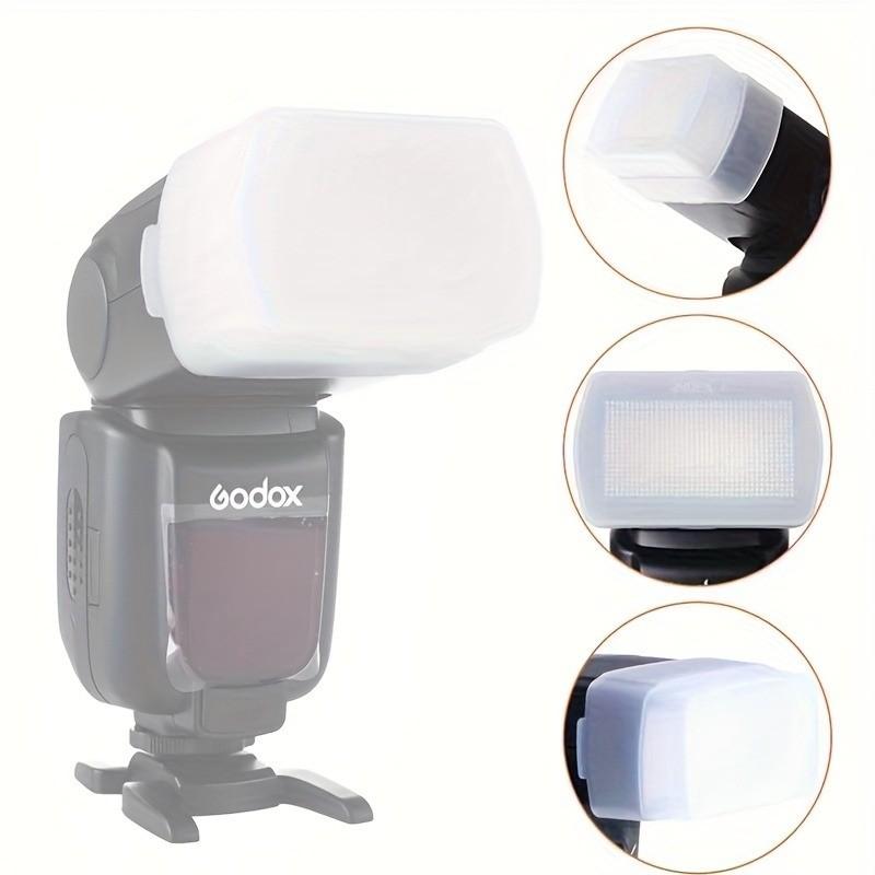 Camera Flash Diffuser Softbox for V860iii Tt520ii V850ii Tt600 Tt685, Essential Photography Accessory for Soft Lighting, Camera Accessories