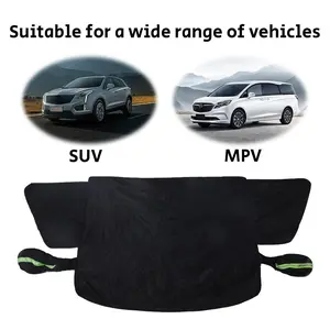 Fit for All Vehicles - Durable Oxford Fabric Windshield Cover with UV Protection & Snow Shield, Easy Install & Durable for Winter Driving, Snowy Road Safety, Flexible Design, Highquality Material, Car Accessories For Winter