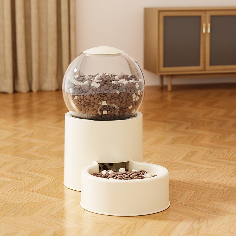New Automatic Cat Feeder & Water Dispenser Large-Capacity Cat Bowl, Pet Food Storage Container Pet Watering Wonder