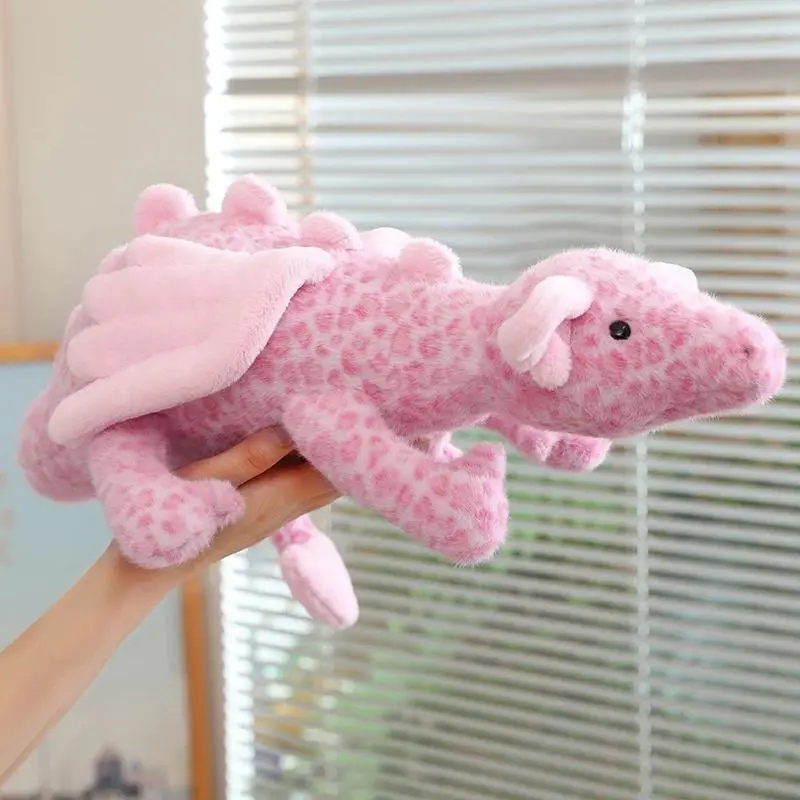 Adorable Fun Marach Dragon /Matcha Dragon And Pink /Green Dragon Plush Toy Cute And Soothing Companion Plush Toy Xmas Gifts