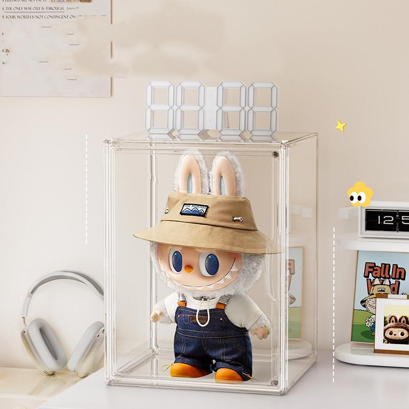 Labubu large summer display box blind box storage display rack, Labubu ...