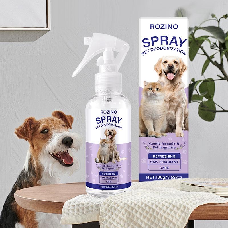 ROZINO Gentle Pet Spray: Fresh Scent & Moisturizing Care
