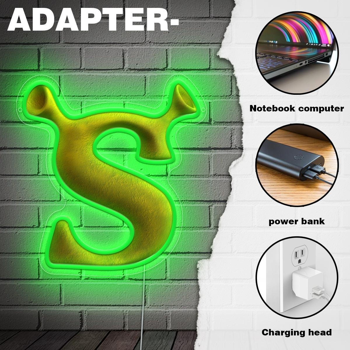 Backlit Letter S Neon Light Sign, Ideal for Shop Bar Cafe Decor, Create Trendy Vintage Cyberpunk Atmosphere, Indoor Decoration