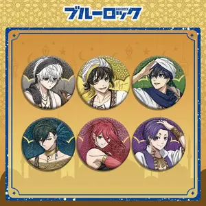 Blue Lock Arabic Style Set Bachira Isagi Chigiri Nagi Medal Stand Merchandise Anime Collectibles Cosplay Accessories Fan Gifts