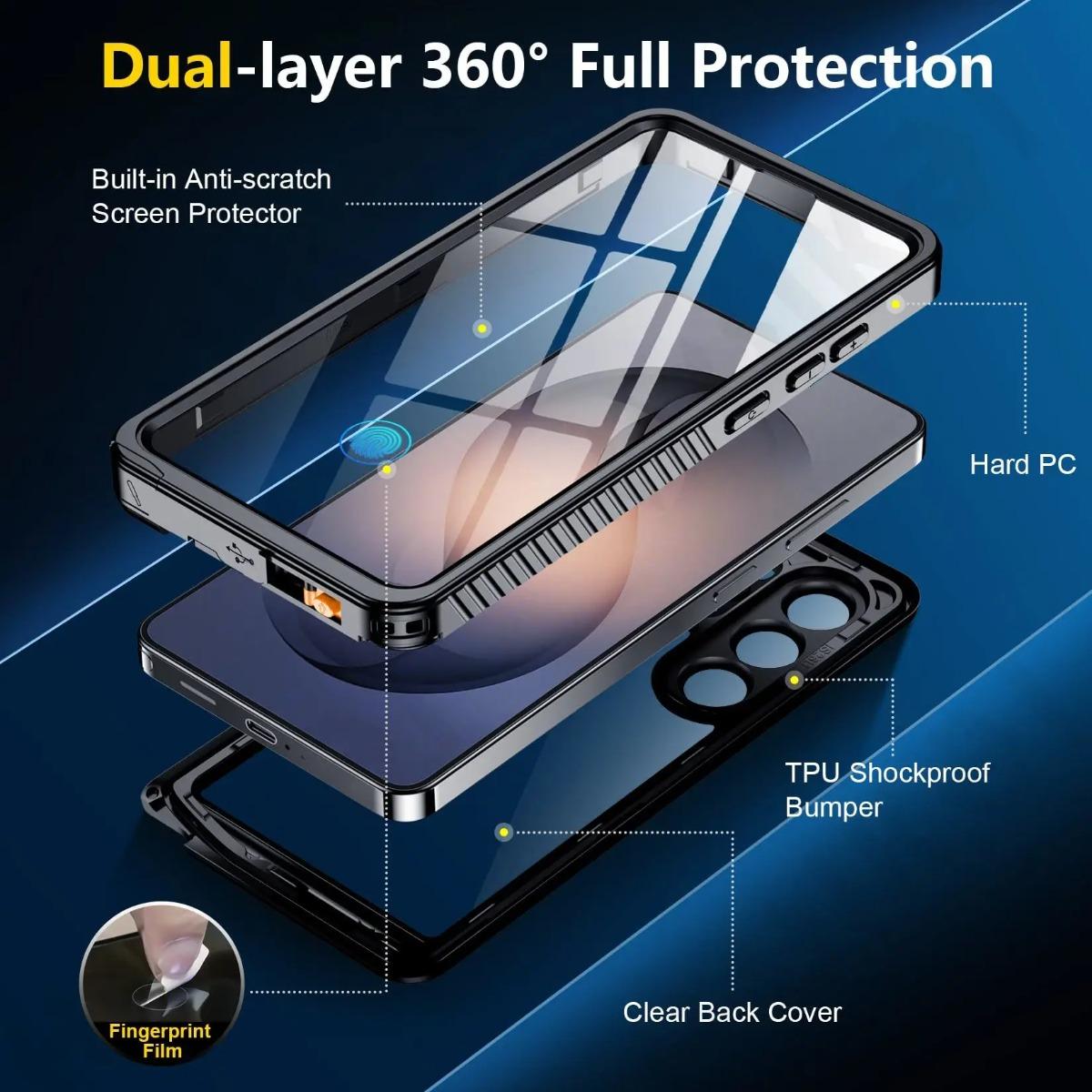 IP68 Shellbox Waterproof Case For Samsung Galaxy S26 S25 FE Ultra S24 S23 A17 A56 A36 Metal Aluminum Swimming Phone Luxury Cover