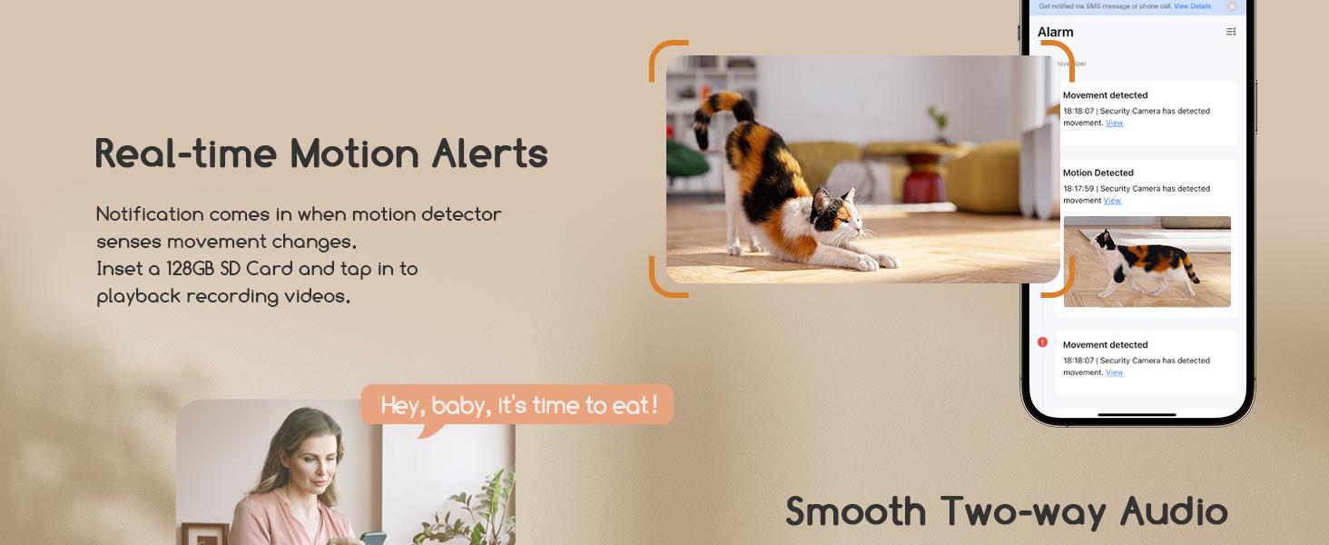 Smart Automatic Pet Feeder Single Unit for Cats & Dogs - 3MP HD Camera, 5G-2.4G WiFi, Night Vision, APP Control, 2-Way Voice Communication, Motion Alerts, Low Food Level Sensor, Timed Dispensing, Anti-Bite Cable, Desiccant Compatible