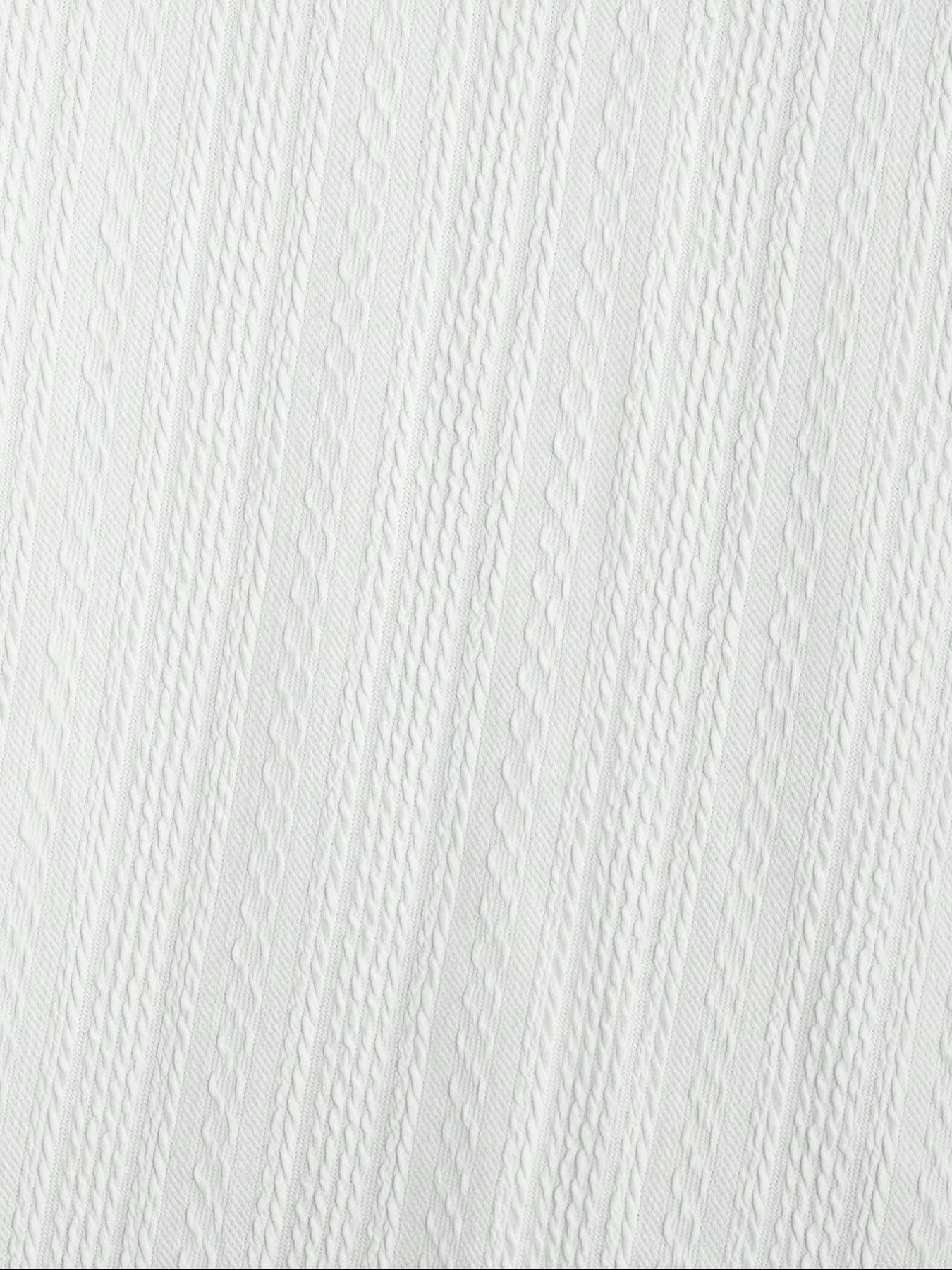 Men's Textured Polo Shirt, Casual Short Sleeve Button Front Top for Summer, Fashion Men's Clothes for Daily Wear, Understated Elegance