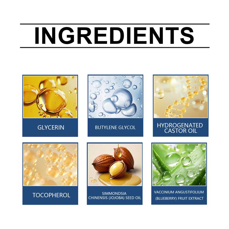 Ouhoe Blueberry Soothing Essential Oil, Moisturizing Hair Care, Full Body Skin Care, Nail Care, Multi-Functional Essential Oil