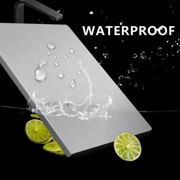 Stainless Steel Chopping Board, Non-slip Kitchen Chopping Board, Kitchen Cutting Board, Kitchen Accessories, Household Kitchen Gadgets Stainless Steel Chopping Board, Non-slip Kitchen Chopping Board, Kitchen Cutting Board, Kitchen Accessories, Household Kitchen Gadgets