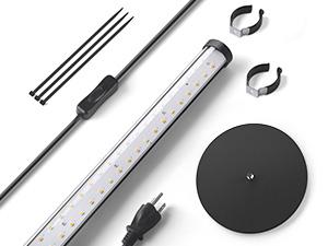 Barrina T10 Vertical Grow Light, 20W 2FT Desk Table Top LED Plant Light, Hanging and Standing, Full Spectrum