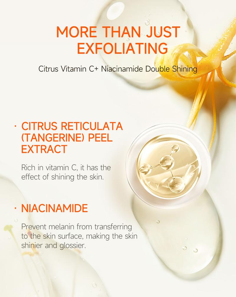 [DD]MISS SEASON Facial Exfoliating gel 60g Orange Enzyme Hydrating Facial Skincare for Skin Repair purifying