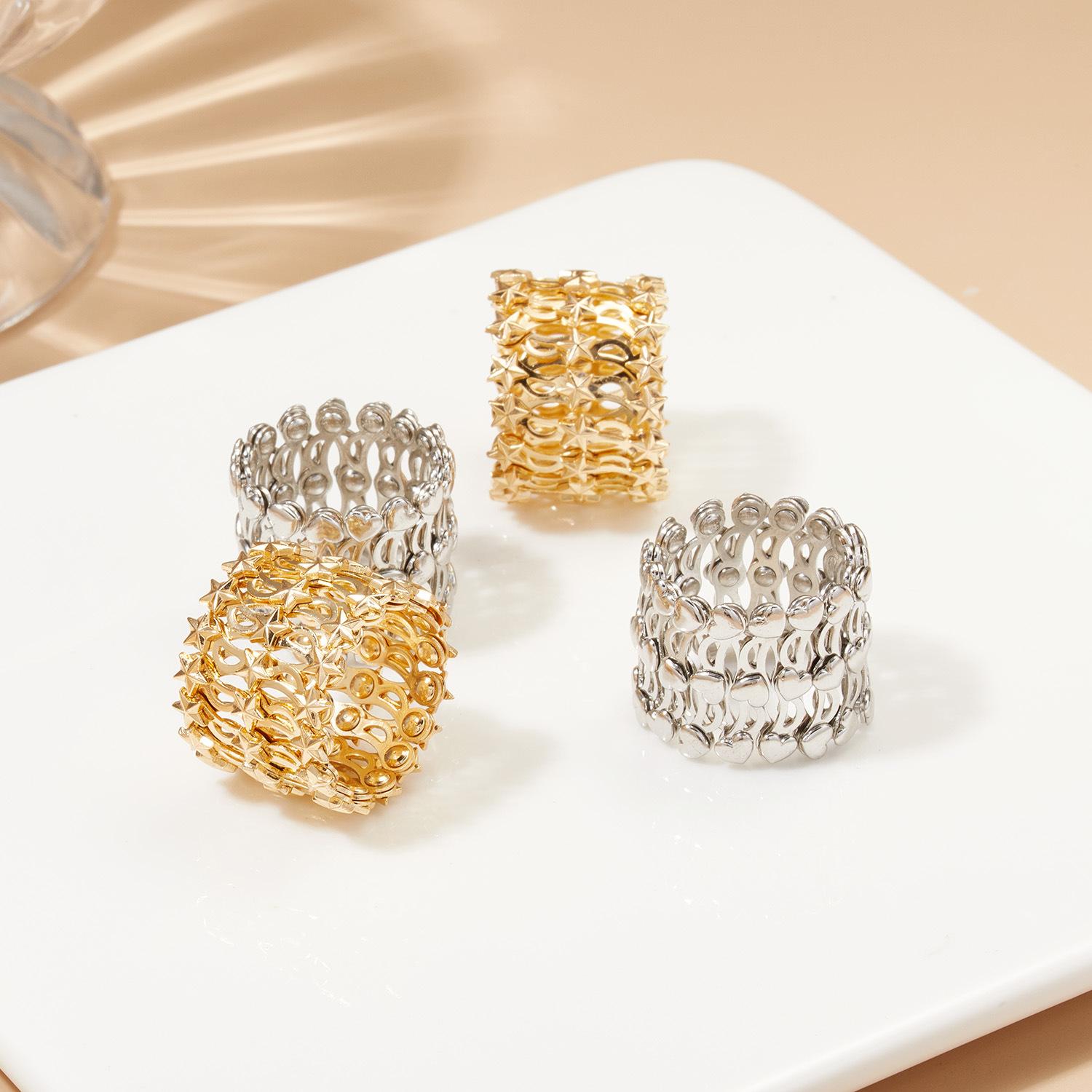 Magic Transformable Retractable Fashion Ring, Two Ways to Wear in One Piece, Instantly Turns into Adjustable Bracelet, Ideal Surprise Gift