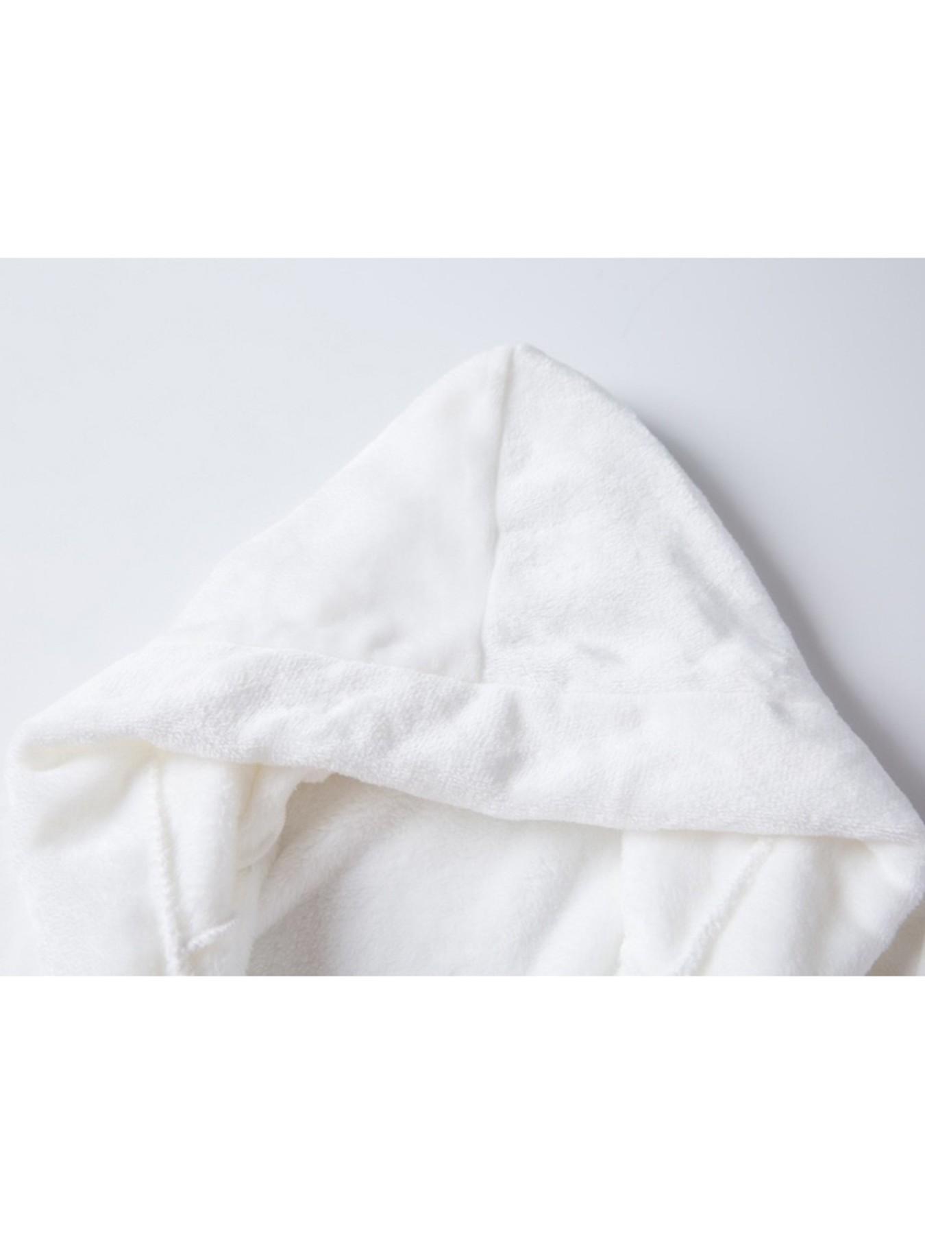 Girls' Winter Hooded Bathrobe, Casual Fashion Pure Flannel Warm Sleepwear, Essential for Home Use After Shower, Kids' Comfortable Robe