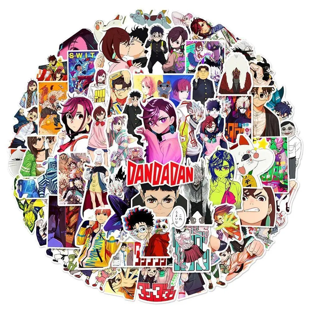 10/30/50pcs DANDADAN Cartoon Stickers Cool Ayase Momo Graffiti Decals DIY Diary Fridge Suitcase Waterproof Classic Anime Sticker Popular stickers 2026 Hot selling toys