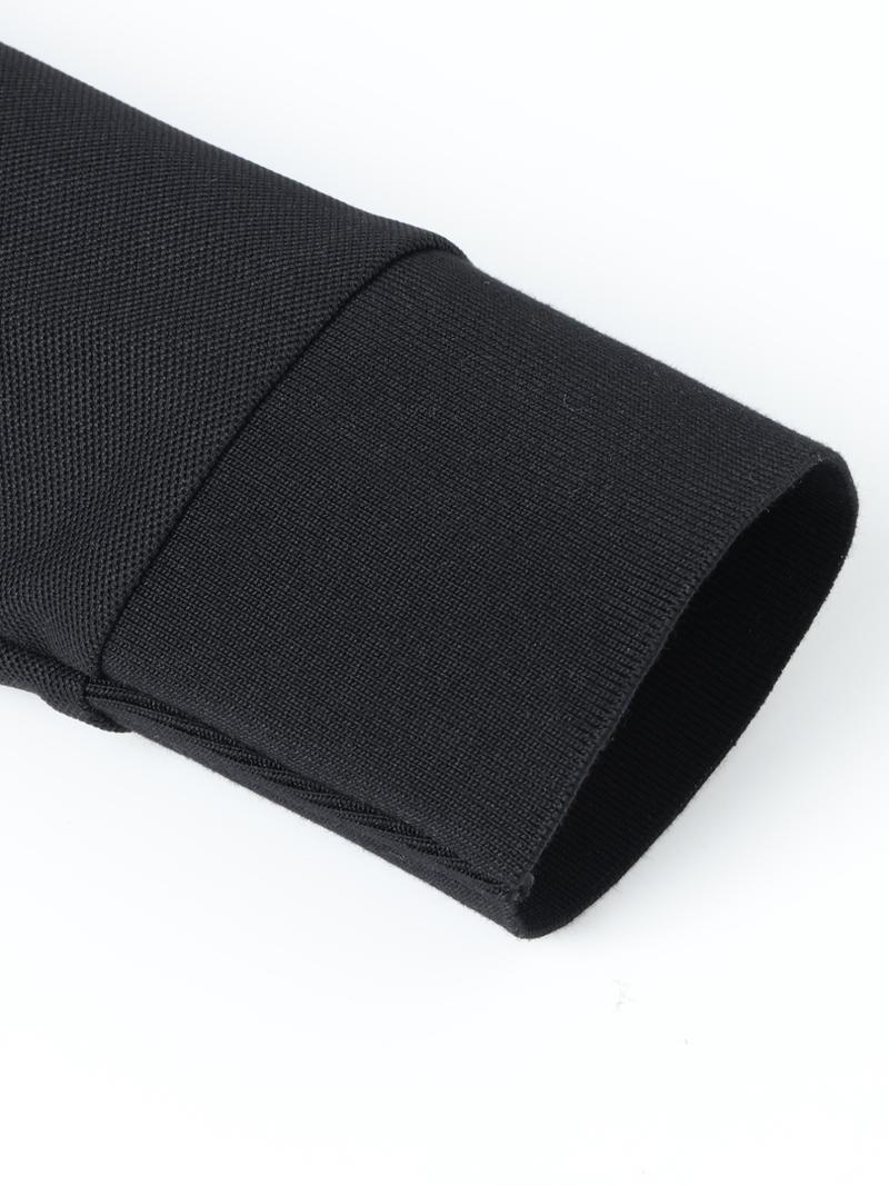 Men's Solid Color Long Sleeve Polo Shirt, High-End Fashion Fabric, Casual Sports Leisure Wear, All Seasons, Golf Outdoor Activity Men's Solid Color Long Sleeve Polo Shirt, High-End Fashion Fabric, Casual Sports Leisure Wear, All Seasons, Golf Outdoor Activity