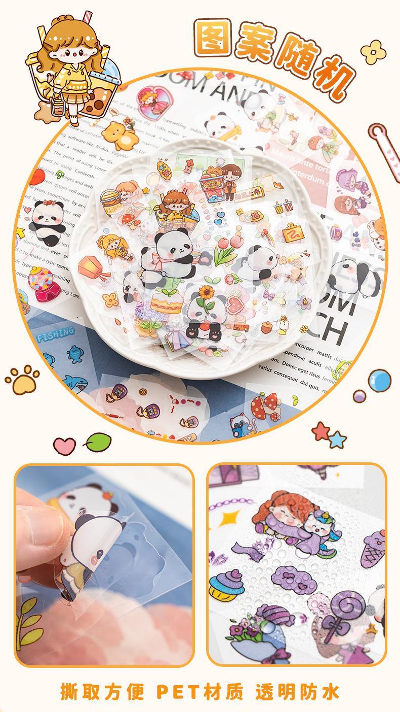 50Pcs Cute Cartoon Stickers Kawaii Decoration Stickers Kids Gift Waterproof Stickers Stationery Supplies Scrapbooking Stickers
