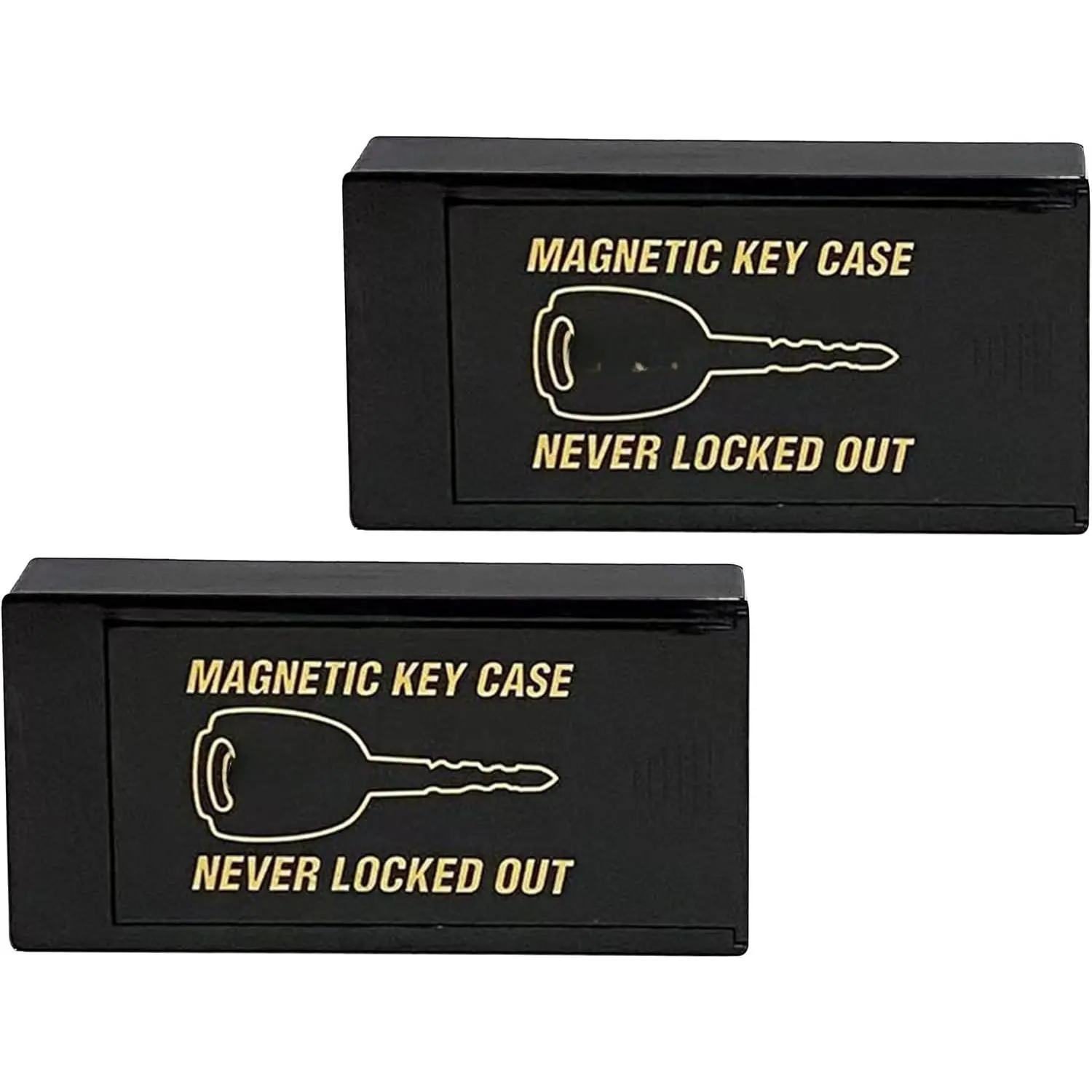 A Key  Key Holder Under  -  A Key for Your  So You Never Lock Out - Plastic  Key Hider to Store a Spare Key for Your , Storage, Office, or  (2 Pack)