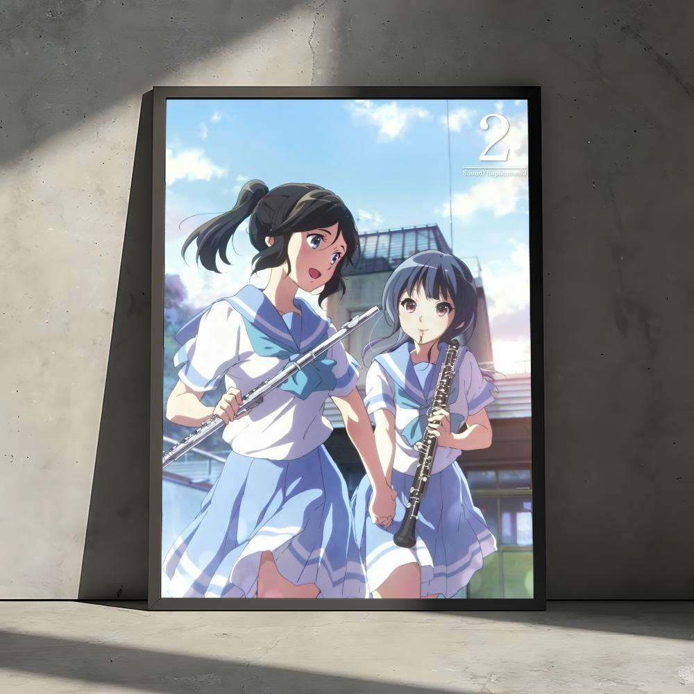 Classic L-Liz und ein Blauer Vogel Painting Calligraphy Gallery-Quality Canvas Wall Art Poster | Waterproof & Fade-Resistant | Minimalist Unframed Design | Living Room, Bedroom & Office Decor | Multiple Sizes | Holiday gifts