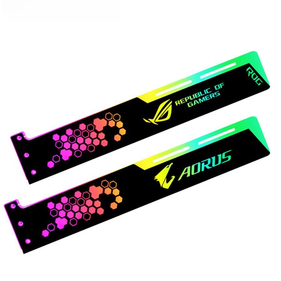 RGB Glow 28cm Extended GPU Support Bracket with Light Board for PC Chassis