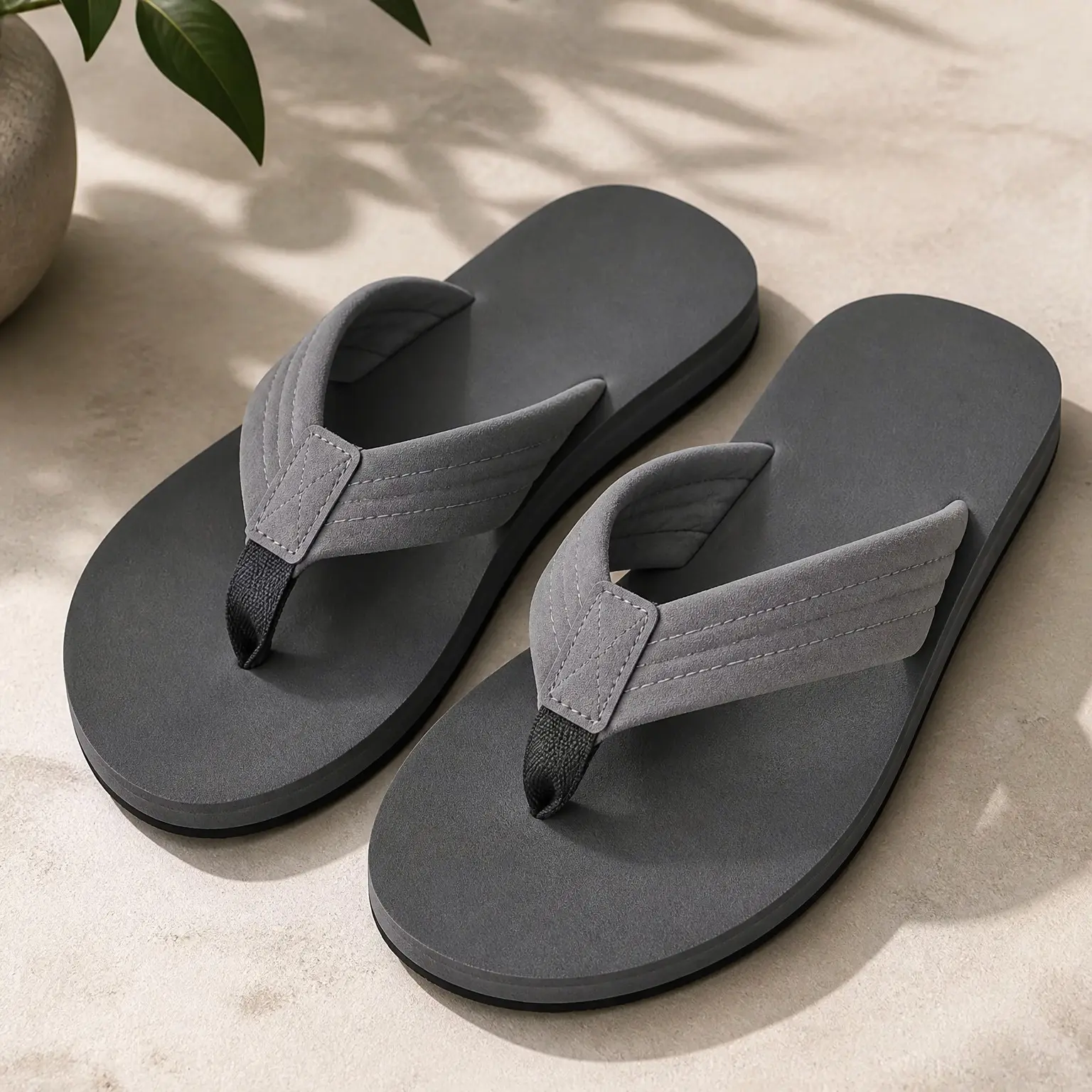 Men's Flip Flops Thong Sandals with Arch Support Lightweight Water Shoes Open Toe Comfort Summer Beach Slippers for Pool Showers Dorms Indoor OutdoorGift