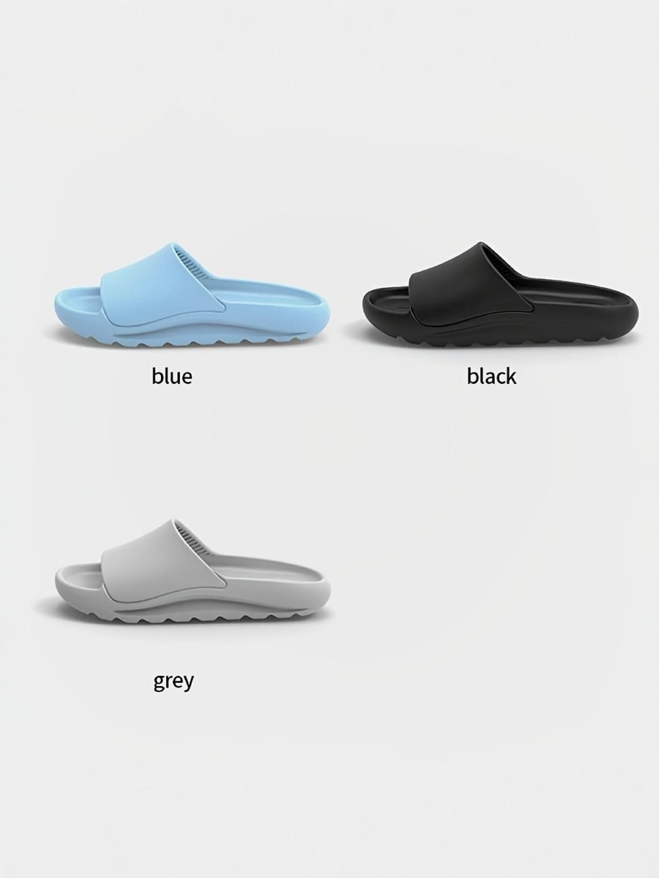 Stylish Quiet Slippers for Women and Men, Summer New Thick Sole Non-Slip Indoor Home Sandals for All Seasons, Casual Eva Footwear