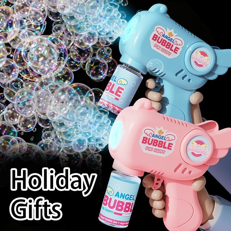 2026 Fully Automatic Bubble Gun Electric Soap Rocket Blower, Portable Outdoor Wedding Party Toy, Kids Space Toy Birthday Gift
