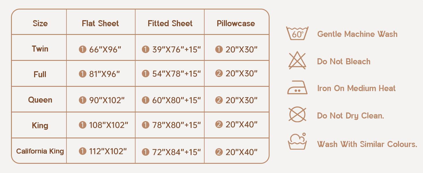 Simple&Opulence 100% Linen Sheets Set, Natural French Linen Bed Sheets, Breathable Soft Durable Bedding Set for All Season