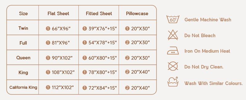 Simple&Opulence 100% Linen Sheets Set, Natural French Linen Bed Sheets, Breathable Soft Durable Bedding Set for All Season