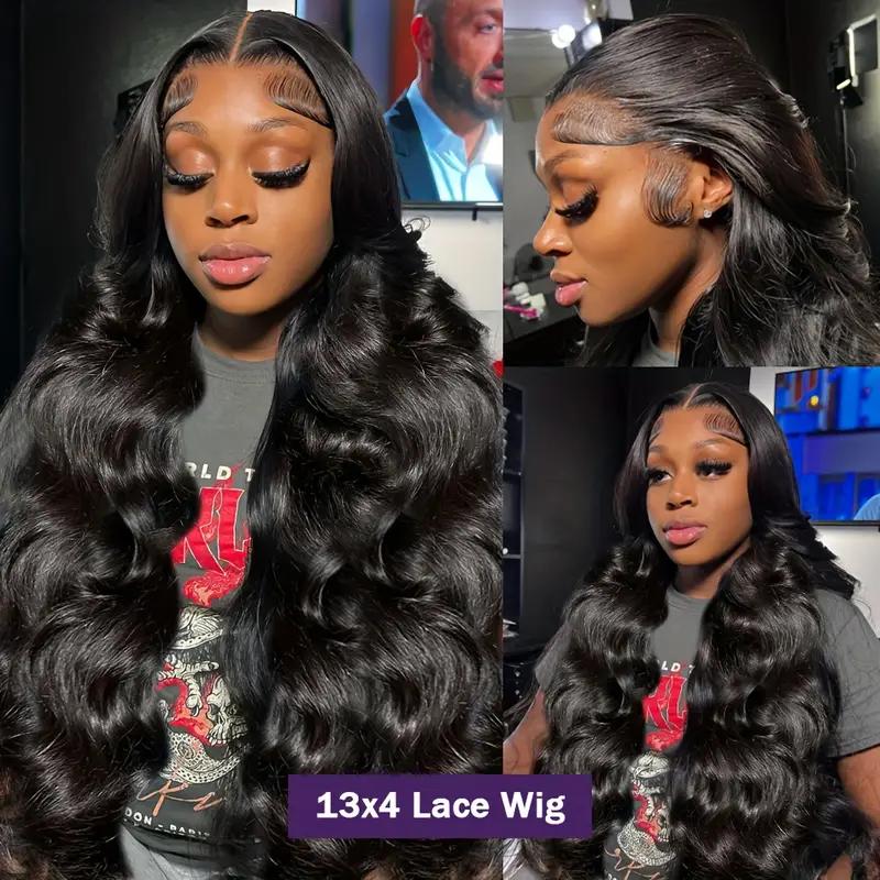 Bling Hair Invisible Strap HD 360 Lace Front Wig Human Hair Drawstring Body Wave 360 Full Lace Wig Glueless Human Hair Wigs PrePlucked