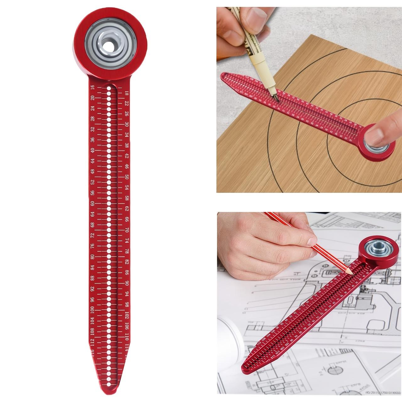 300mm Woodworking Drawing Compass Circular Drawing Ruler MeasurementTool HighPrecision Scribe Gauges