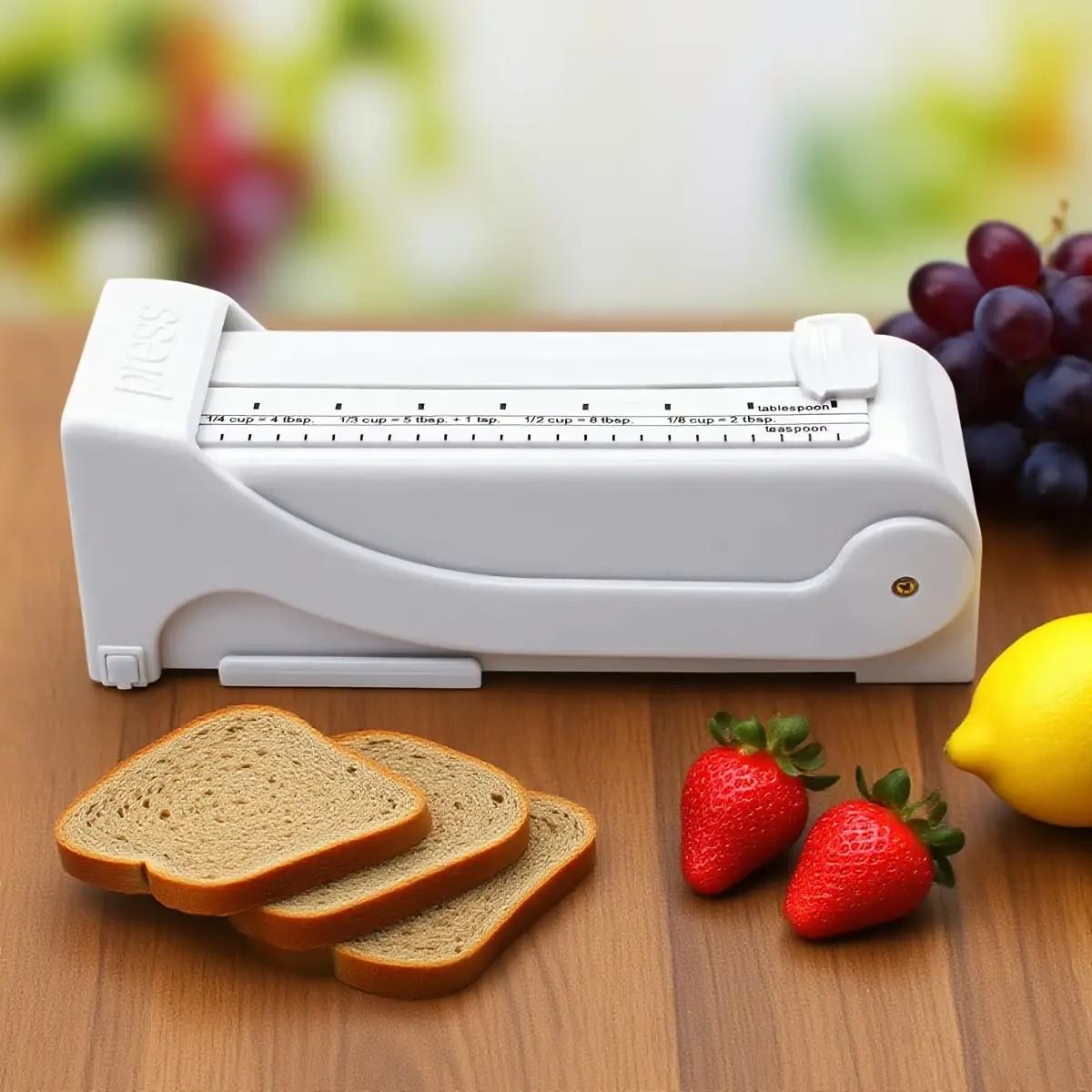 Multifunctional Butter Slicer Dispenser, Adjustable Portion Cutter with Ergonomic Handle, Easy to Clean Non-Stick Baking Tool for Home & Professional Kitchen