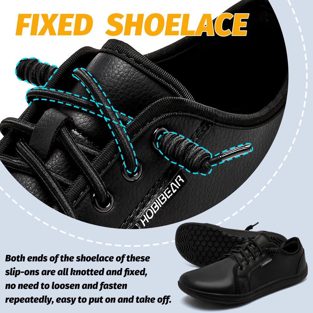 HOBIBEAR Womens Mens Wide Minimalist Barefoot Sneakers Zero Drop Slip on Shoes Lightweight Comfortable