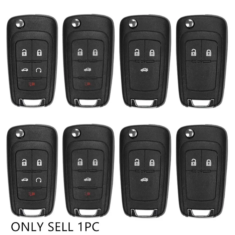 For Chevrolet Aveo Cruze Epica Camaro Lova Impala Sail Spark Opel 2/3/4/5 Buttons Remote Key Shell Case Replacement Fob Cover Car Key Covers