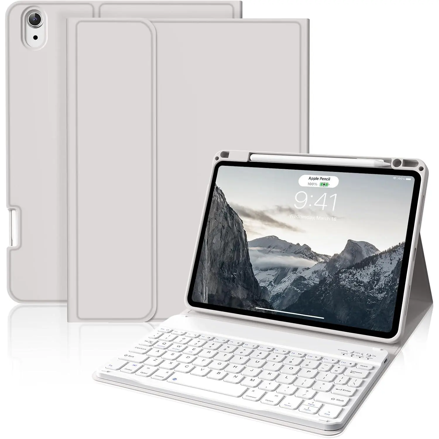 Keyboard Case for iPad Air 8th/7th/6th 11&5th/4th 10.9 inch,Grey