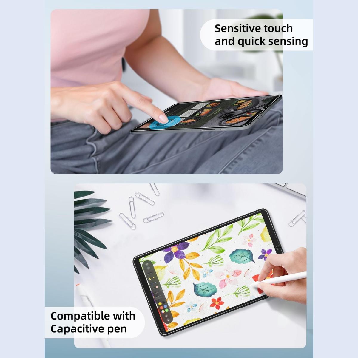 JESS 2 Pack Screen Protector for Galaxy Tab A9 8.7 inch/ A9 Plus 11 Inch 2023, HD Tempered Glass 9H Film Guard for 11" Tab A9+ 5G Tablet (SM-X210/X216/X218)