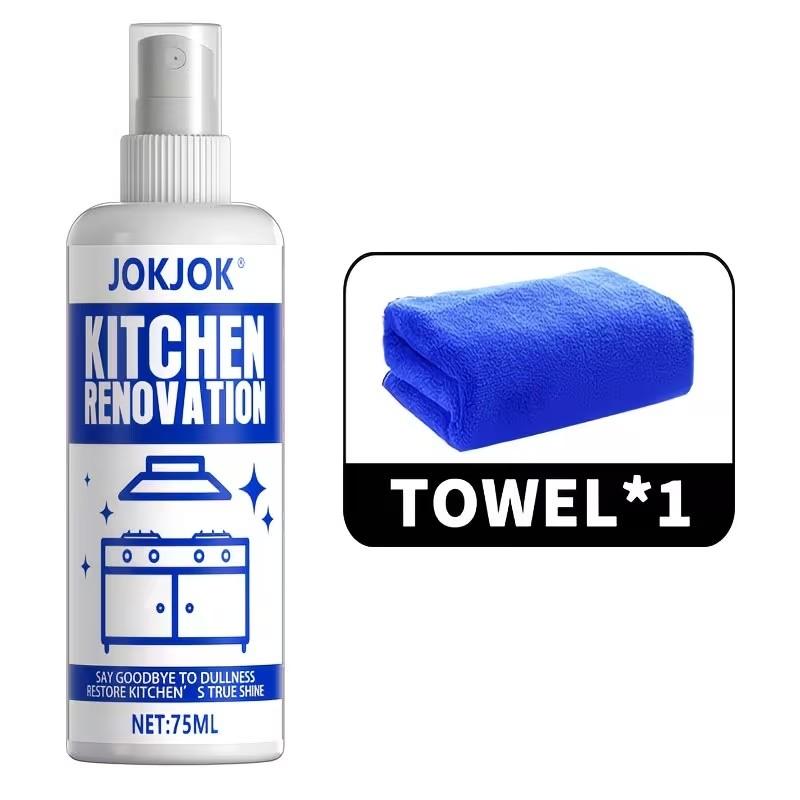 Metal Polishing Kit by Jokjok, Remove Surface Stains, Restore Metal Shine, Ideal for Kitchen Metal Items, Durable & Effective