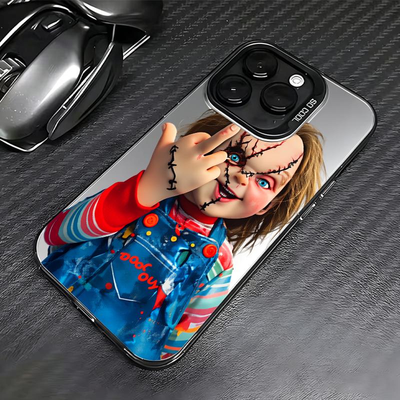 Chucky Creepy Gesture Pattern TPU Phone Case for iPhone 17,16 Pro Max,15,14 Plus,13,12,11,XR,XS & Samsung Galaxy S26,S25 Ultra,S24,S23,S22 Plus,S21 - Stylish, Anti-Drop, Shockproof, Durable with Camera Protection, Dark & Bloody Palette Chucky Creepy Gesture Pattern TPU Phone Case for iPhone 17,16 Pro Max,15,14 Plus,13,12,11,XR,XS & Samsung Galaxy S26,S25 Ultra,S24,S23,S22 Plus,S21 - Stylish, Anti-Drop, Shockproof, Durable with Camera Protection, Dark & Bloody Palette