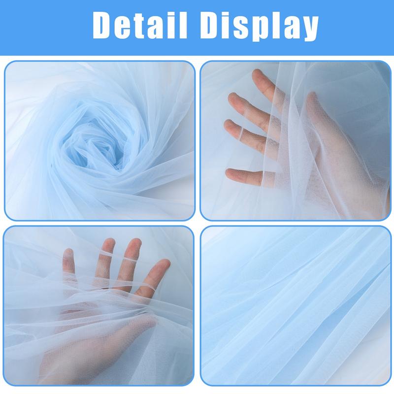 1set 9.84ft x 7.05ft White Sky Blue Pink Green Purple Champagne Sheer Backdrop Curtains with Lights for Baby Shower Wedding Bridal Shower Happy Birthday Party Decor Photobooth Props Holiday Festival Decor Home Decorative Hanging Ornaments