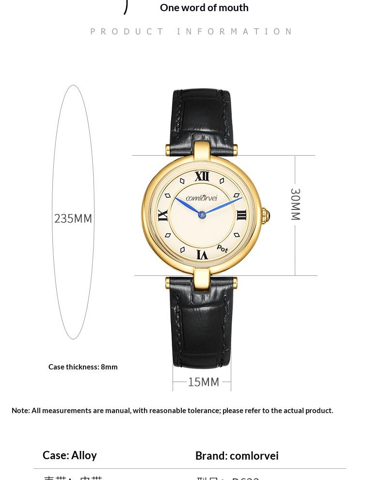 Women's Timeless Vintage Quartz Watch, Casual Analog Face, Quality Alloy Case, Stylish Everyday Wristwatch, Lovely Gift for Daughter, For All Seasons