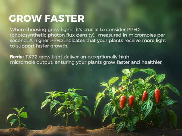 Barrina TX72 Grow Light, 4FT, 288W(4 x 72W), Full Spectrum with 660nm Red LEDs, High PPFD, Mechanical Timer, Linkable, 4 Packs Barrina TX72 Grow Light, 4FT, 288W(4 x 72W), Full Spectrum with 660nm Red LEDs, High PPFD, Mechanical Timer, Linkable, 4 Packs