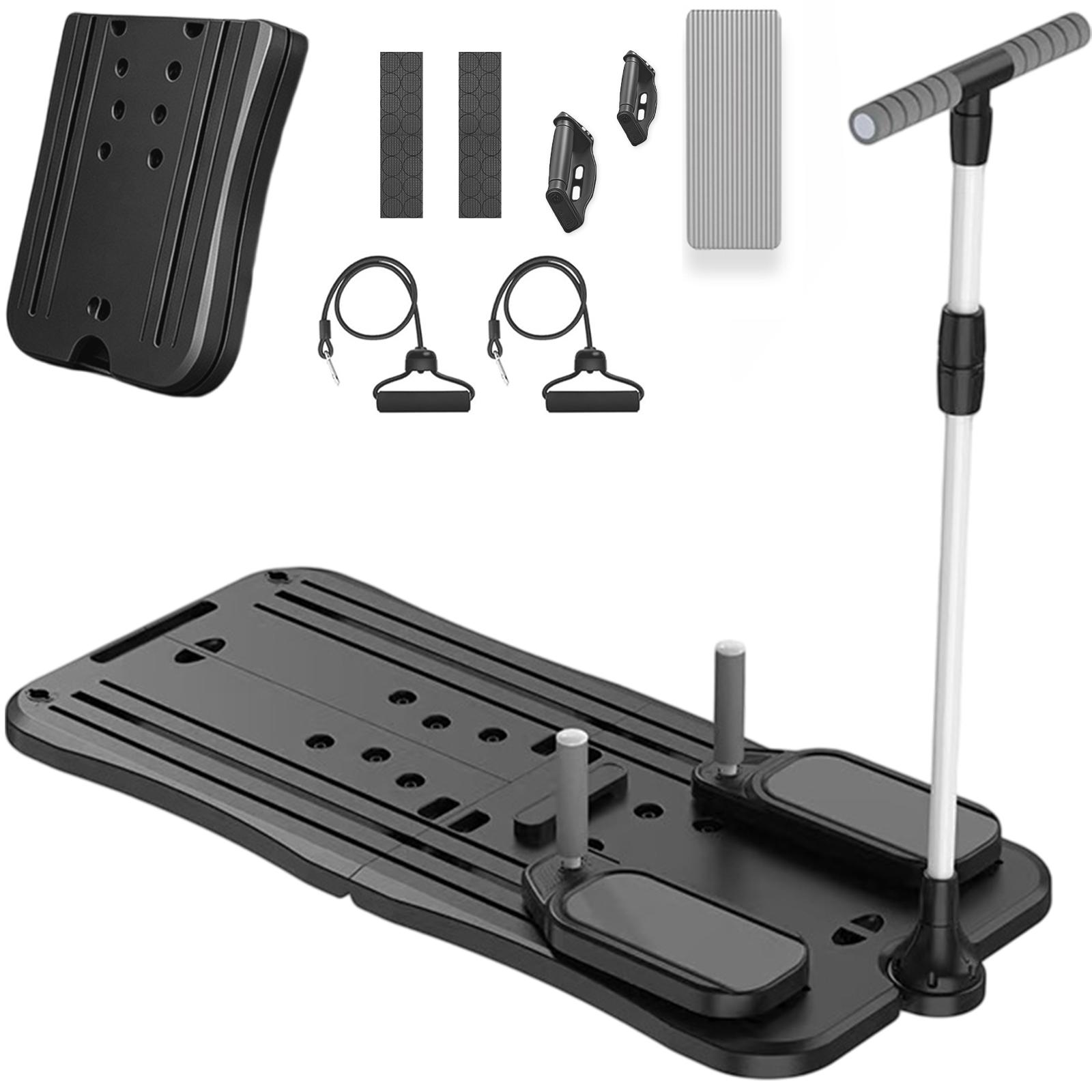 Multi functional home pilates workout tool 4 in 1 ab exercise board pilates board pilates reformer foldable lightweight core training gym fitness equipment