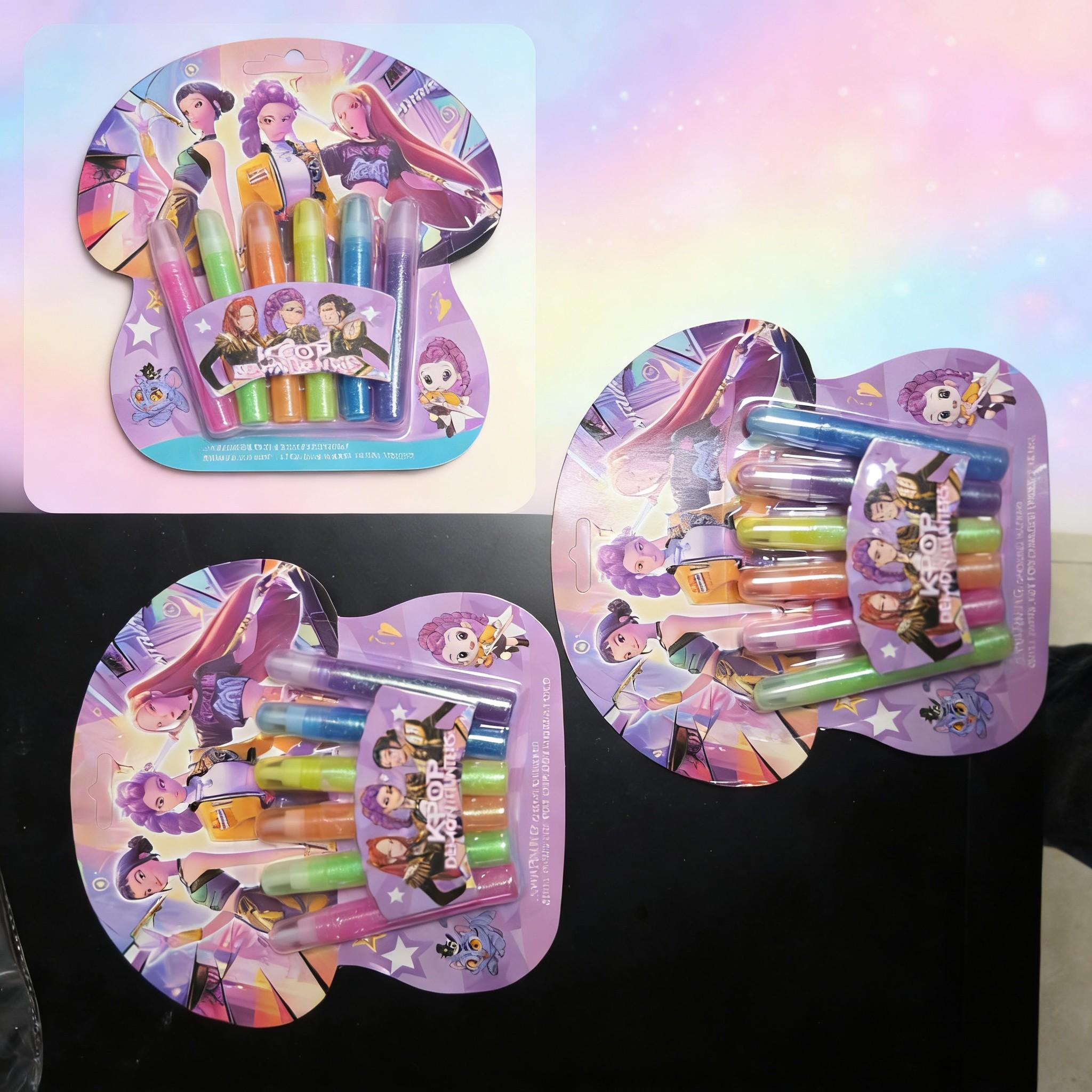 Six Color Gold Glitter Gel Silver Flash Glue Paper Craft DIY Handmade Pearl Gold Powder Pen Accessories, Creative Art Supplies