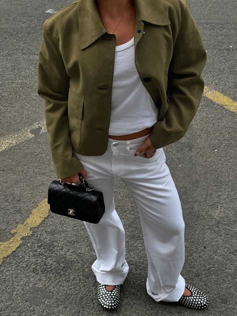 Women's New Autumn Winter Fashion Jacket Coat, Classic Style, Casual Versatile Outerwear, Comfortable & Stylish Women's Clothing