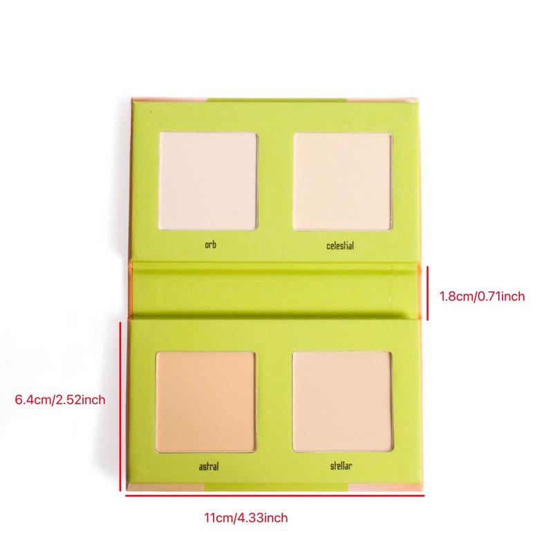 Eye Light Brightening Powder Palette & Beam Lip Gloss Bundle - Made By Mitchell Eyeshadow Palette