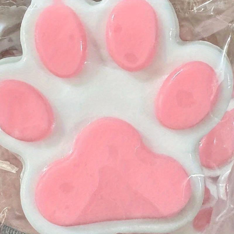 Extra-large cute cat paw mochi soft candy - cartoon pattern relaxation style, slow rebound gadget suitable for all types, Christmas and New Year gifts, birthday gifts, favorites! Fun squeeze toy