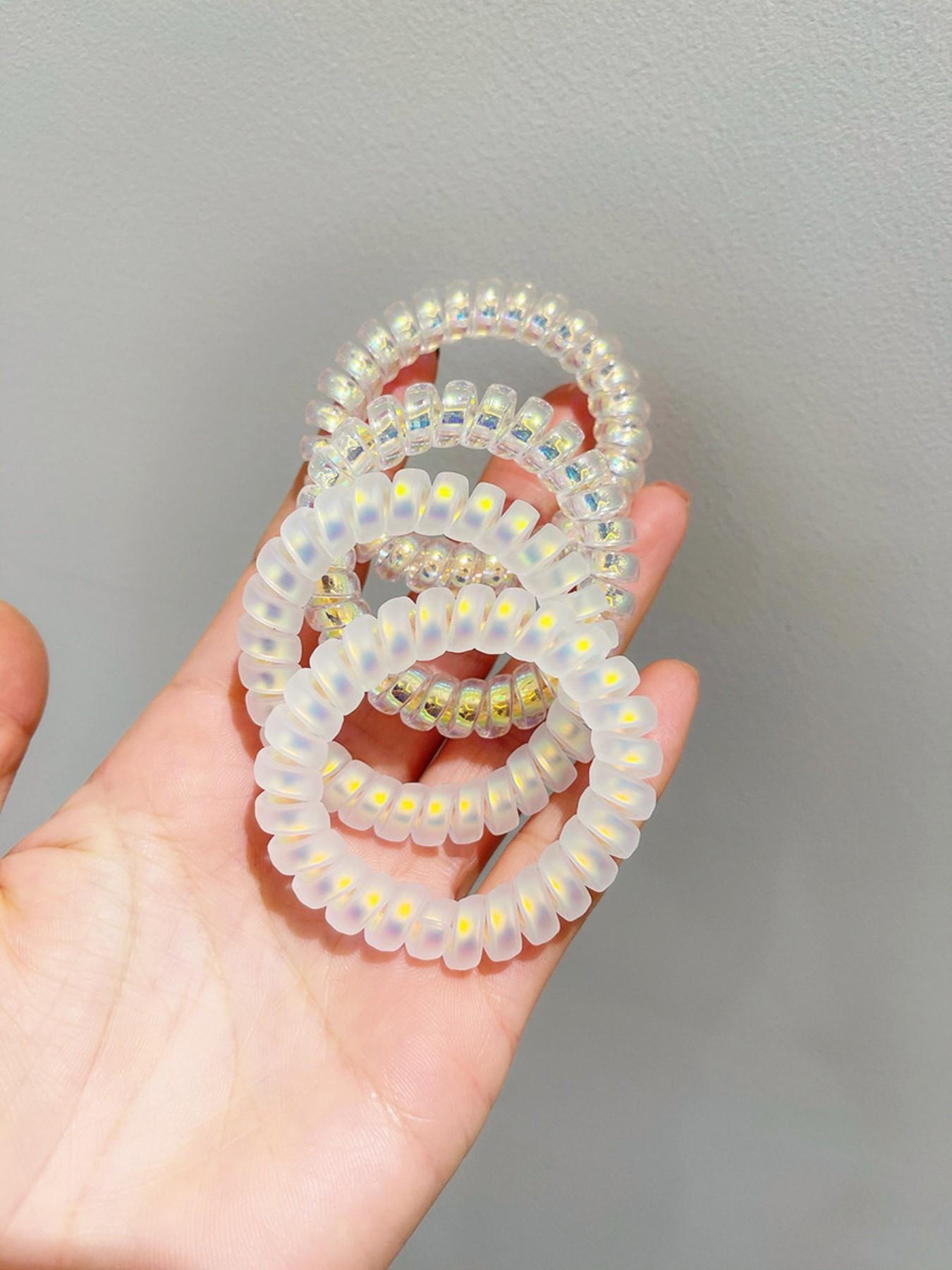 10-Pack Elastic Hair Ties for Women, High Stretch Durable Rubber Bands, Simple New Design, Versatile Headwear Accessories